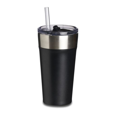 Brinde Copo Térmico 500ml Tampa Canudo Personalizado - Veg Brindes Corporativos Personalizados.