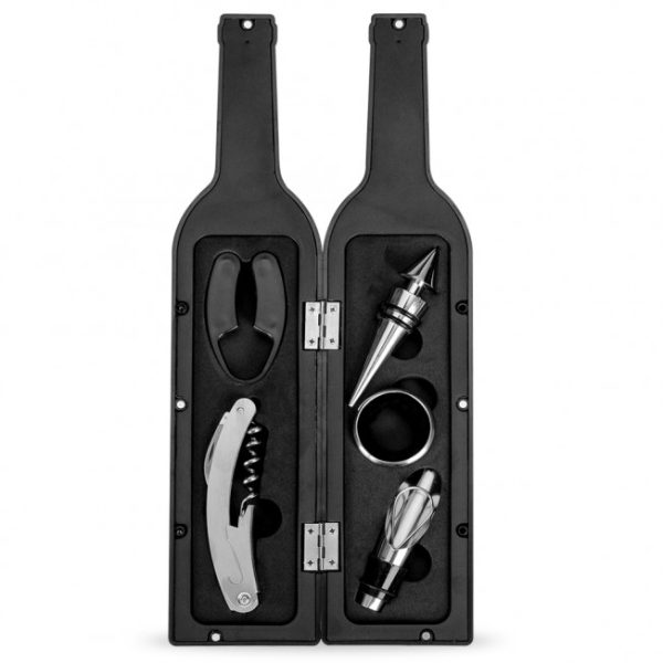 Brinde Kit Vinho 5pçs Personalizado - Veg Brindes Curitiba.