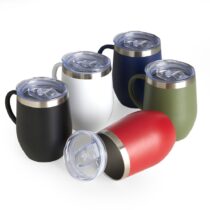 Brinde Caneca Térmica Inox 350ml Personalizada - Veg Brindes Curitiba.