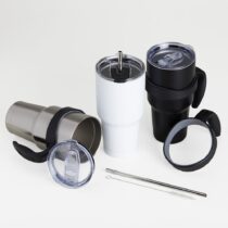 Brinde Caneca Térmica Inox 800ml Personalizada - Veg Brindes Curitiba.
