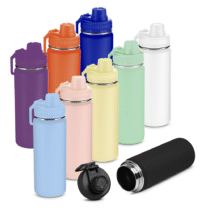 Brinde Garrafa Térmica Inox 570ml Personalizada - Veg Brindes Curitiba Personalizados.