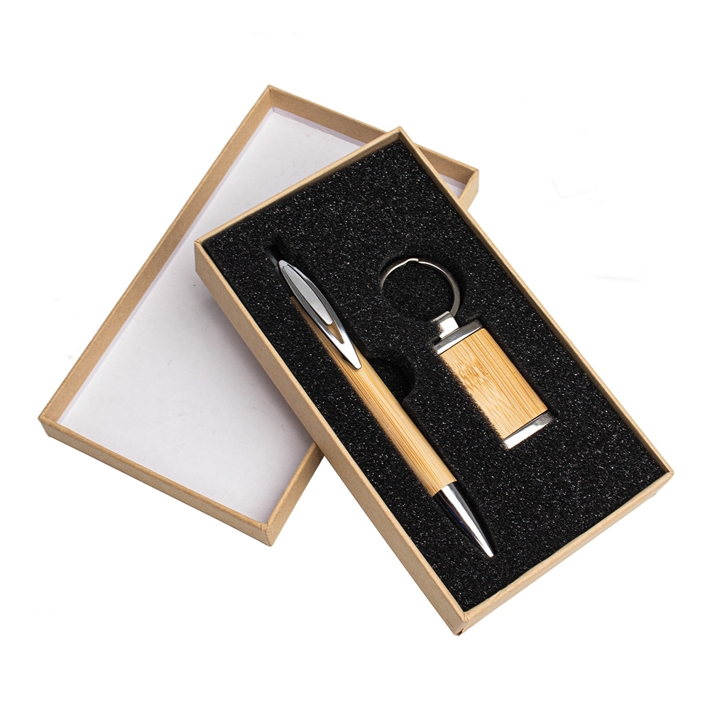 Kit Caneta e Chaveiro de Bambu Personalizado para Brindes Corporativos - Veg Brindes Curitiba. Kit Caneta e Chaveiro de Bambu Personalizado para Brindes Corporativos - Veg Brindes Curitiba.