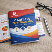 Brinde Cartilha 14x21cm Personalizado - Veg Brindes Curitiba Personalizados. Brinde Cartilha 14x21cm Personalizado - Veg Brindes Curitiba Personalizados.