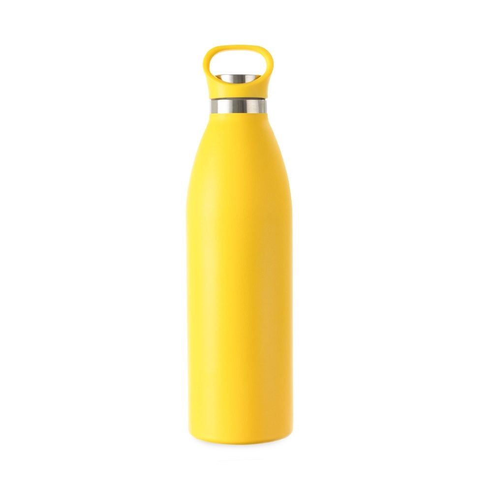 Brinde Garrafa Térmica 750ml Personalizada - Cor Amarelo Brinde Garrafa Térmica 750ml Personalizada - Cor Amarelo