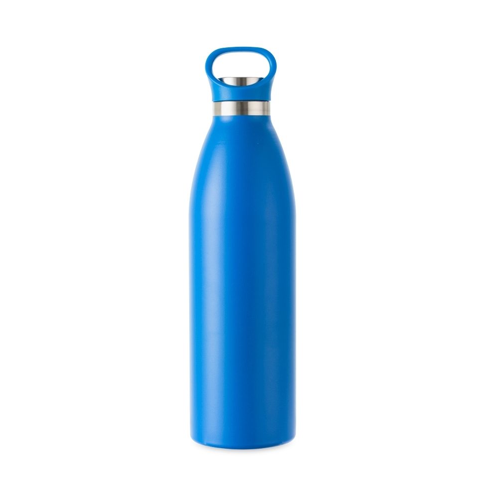 Brinde Garrafa Térmica 750ml Personalizada - Cor Azul Brinde Garrafa Térmica 750ml Personalizada - Cor Azul