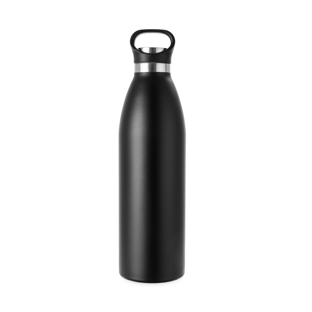 Brinde Garrafa Térmica 750ml Personalizada - Cor Preto Brinde Garrafa Térmica 750ml Personalizada - Cor Preto