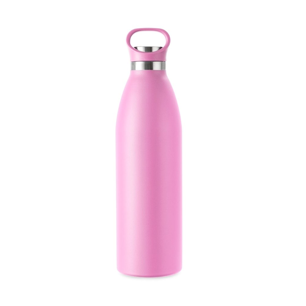 Brinde Garrafa Térmica 750ml Personalizada - Cor Rosa Brinde Garrafa Térmica 750ml Personalizada - Cor Rosa