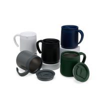 Caneca térmica inox 300ml personalizada - Veg Brindes.