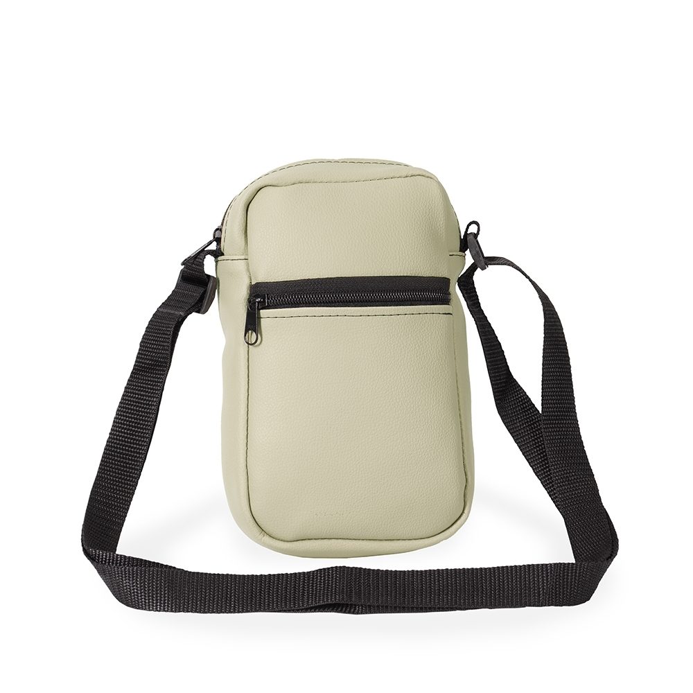 Brinde Bolsa de Ombro Couro Sintético Personalizada - Cor Bege Brinde Bolsa de Ombro Couro Sintético Personalizada - Cor Bege