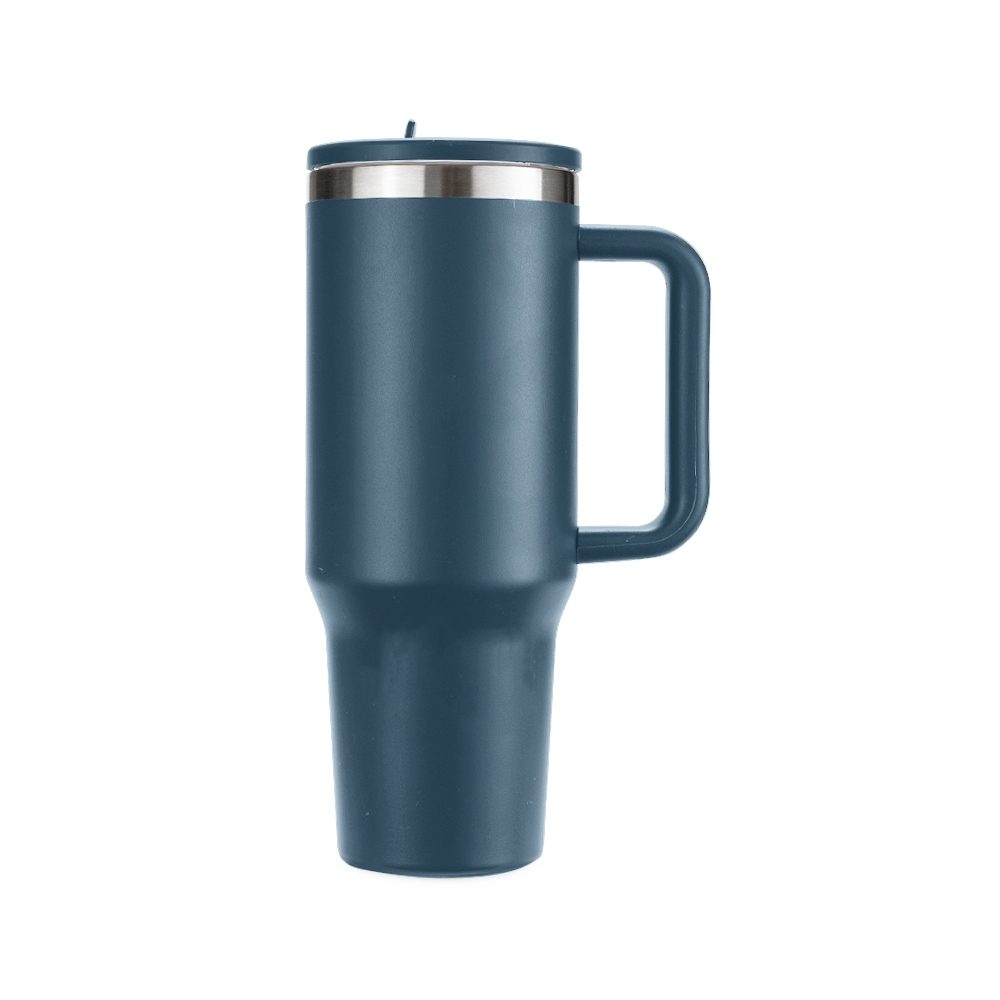 Brinde Caneca Térmica 1,2L Personalizada - Cor Azul Escuro Brinde Caneca Térmica 1,2L Personalizada - Cor Azul Escuro