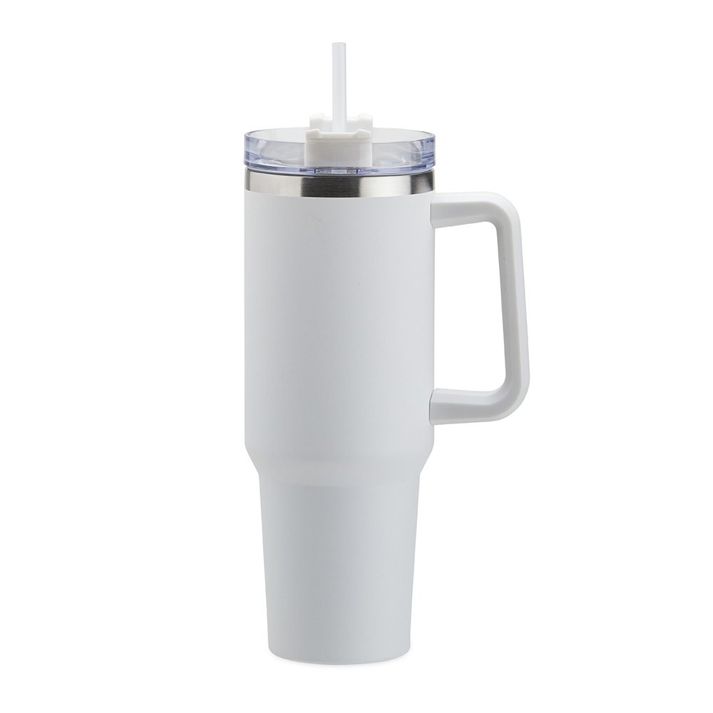 Brinde Caneca Térmica 1,2L Personalizada - Cor Branco Brinde Caneca Térmica 1,2L Personalizada - Cor Branco