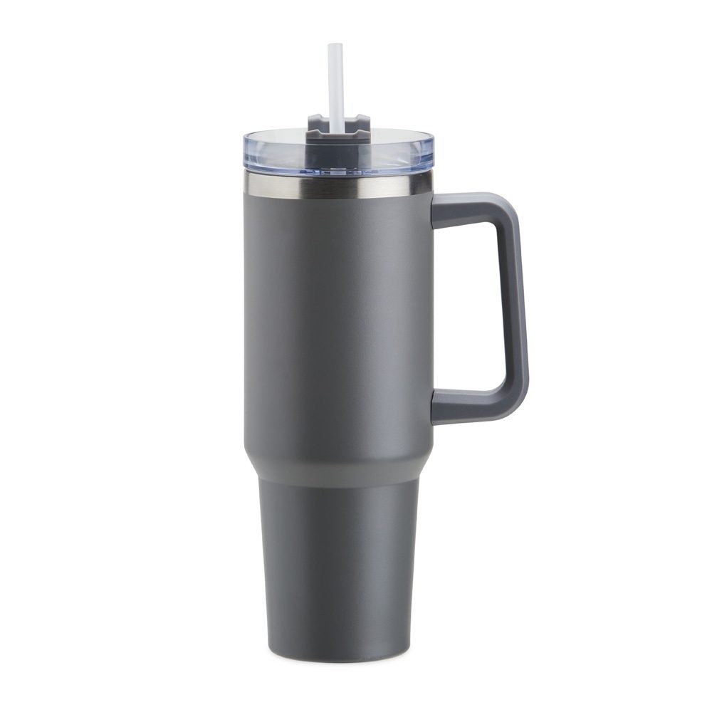 Brinde Caneca Térmica 1,2L Personalizada - Cor Cinza Brinde Caneca Térmica 1,2L Personalizada - Cor Cinza