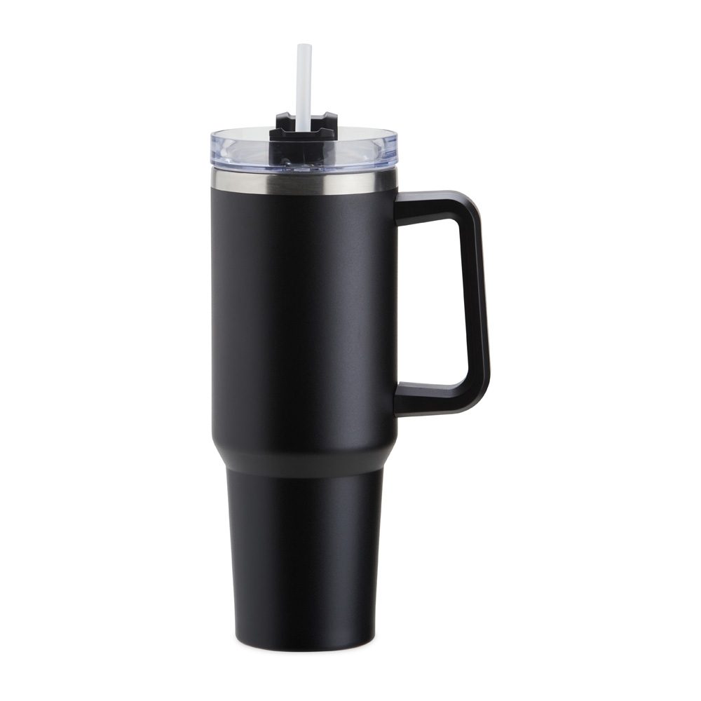Brinde Caneca Térmica 1,2L Personalizada - Cor Preto Brinde Caneca Térmica 1,2L Personalizada - Cor Preto