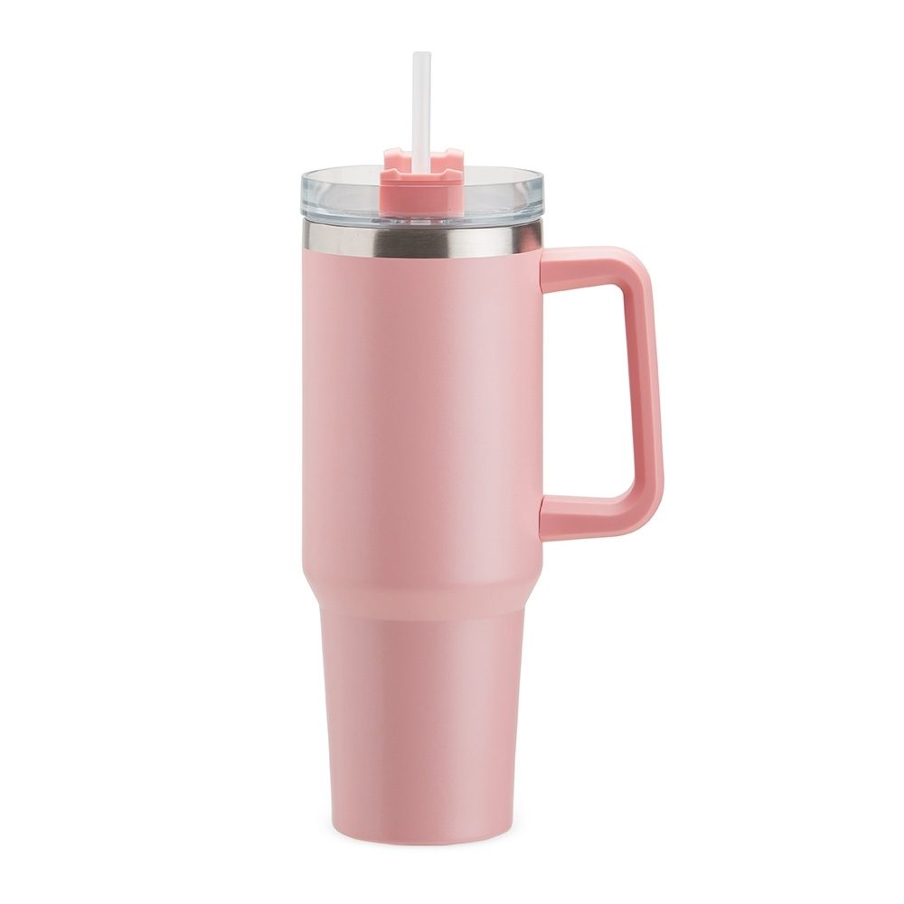 Brinde Caneca Térmica 1,2L Personalizada - Cor Rosa Brinde Caneca Térmica 1,2L Personalizada - Cor Rosa