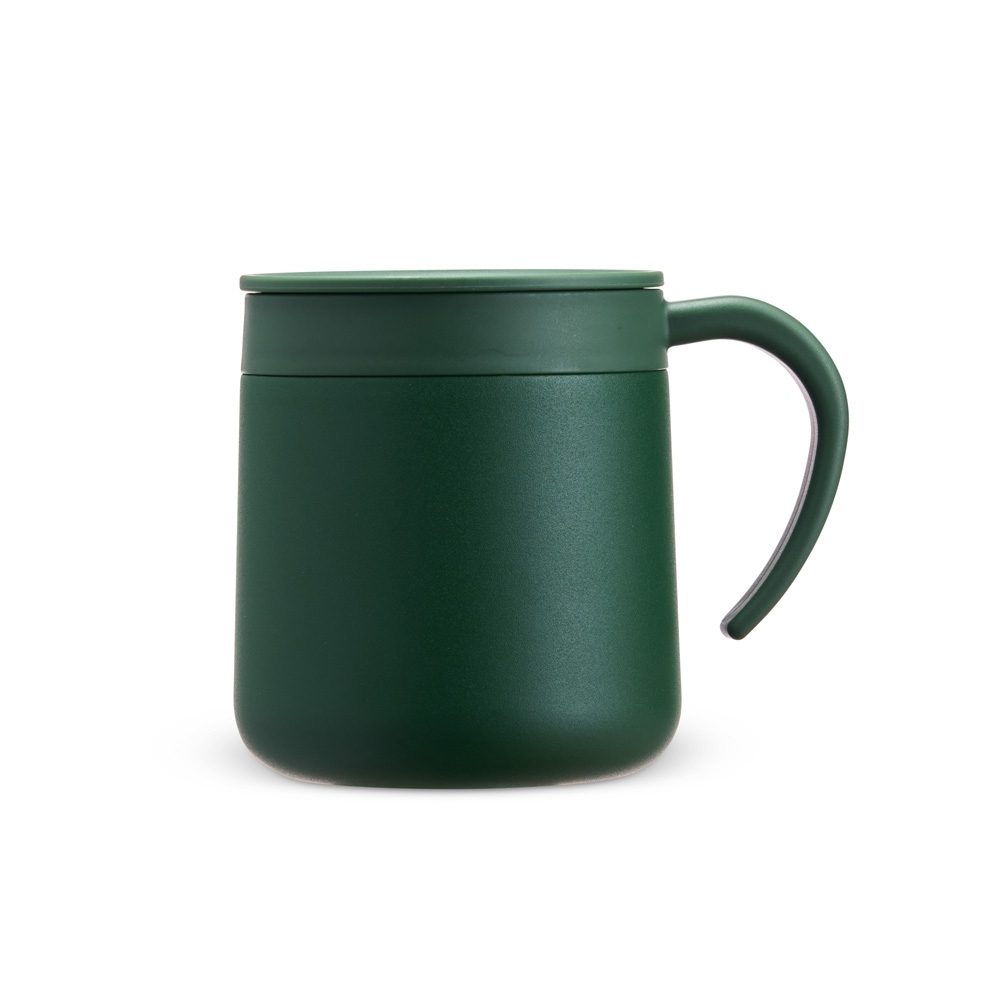 Brinde Caneca Térmica Inox 300ml Personalizada - Cor Verde Brinde Caneca Térmica Inox 300ml Personalizada - Cor Verde