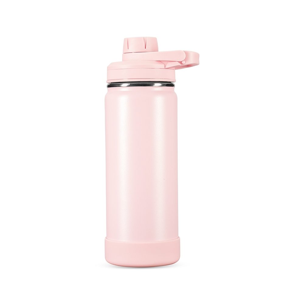 Brinde Garrafa Térmica 550ml Personalizada - Cor Rosa Brinde Garrafa Térmica 550ml Personalizada - Cor Rosa
