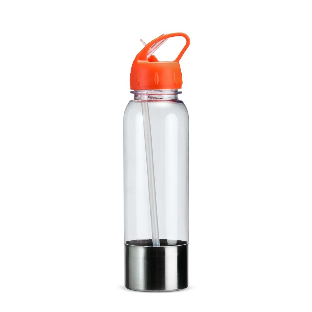 Brinde Squeeze Plástico 750ml Personalizado - Cor Laranja Brinde Squeeze Plástico 750ml Personalizado - Cor Laranja