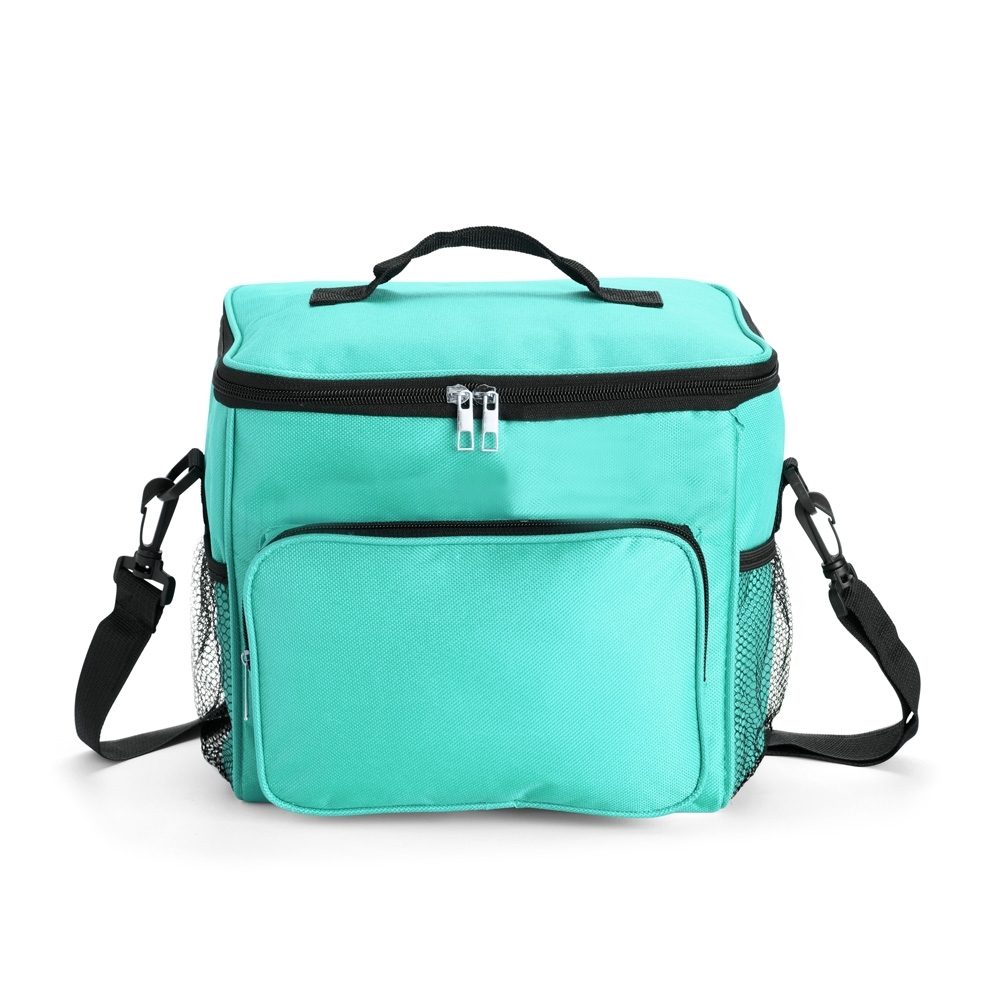 Brinde Bolsa Térmica Oxford 11L Personalizada - Cor Verde Brinde Bolsa Térmica Oxford 11L Personalizada - Cor Verde