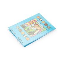 Brinde Caderno Para Colorir Desenho Animado Personalizado - Cor Azul Brinde Caderno Para Colorir Desenho Animado Personalizado - Cor Azul