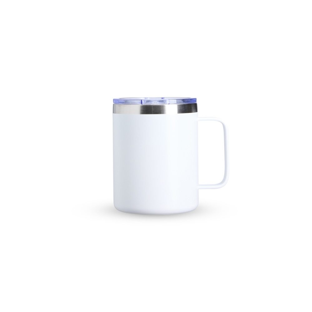 Brinde Caneca Térmica 350ml Personalizada - Cor Branco Brinde Caneca Térmica 350ml Personalizada - Cor Branco