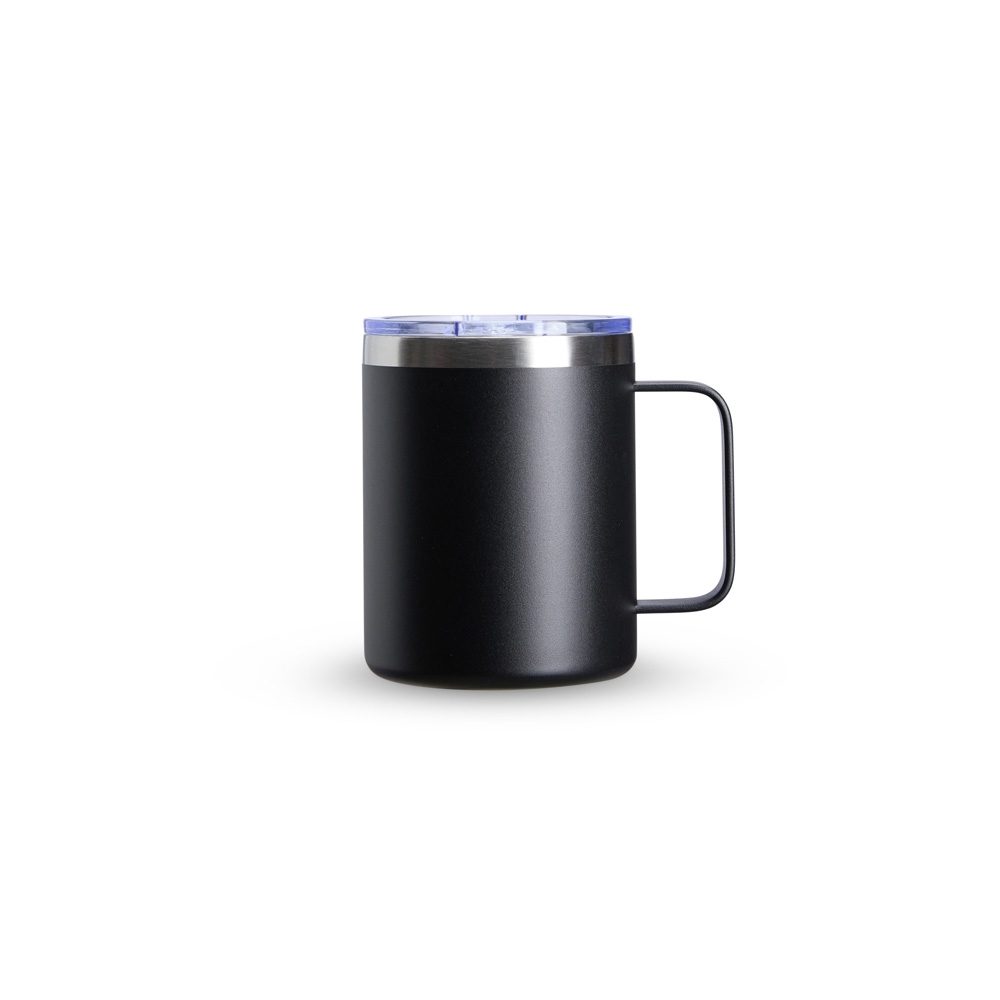 Brinde Caneca Térmica 350ml Personalizada - Cor Preto Brinde Caneca Térmica 350ml Personalizada - Cor Preto