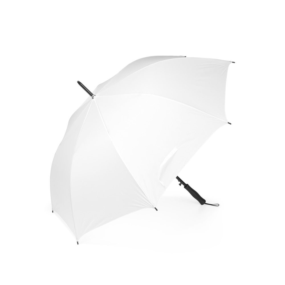 Brinde Guarda-Chuva Automático Personalizado - Cor Branco Brinde Guarda-Chuva Automático Personalizado - Cor Branco