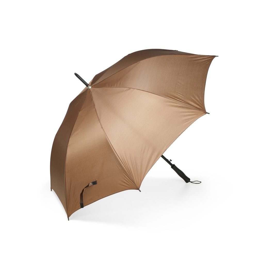 Brinde Guarda-Chuva Automático Personalizado - Cor Marrom Brinde Guarda-Chuva Automático Personalizado - Cor Marrom