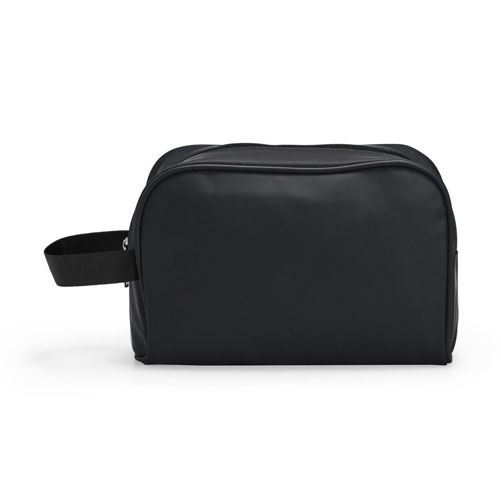Brinde Nécessaire Couro Sintético Personalizada - Cor Preto Brinde Nécessaire Couro Sintético Personalizada - Cor Preto