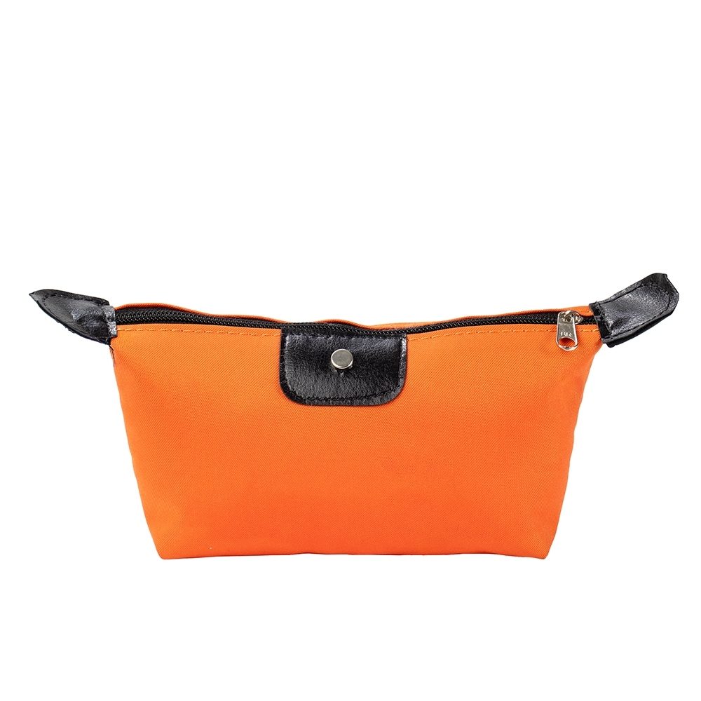 Brinde Nécessaire Nylon Oxford Personalizada - Cor Laranja Brinde Nécessaire Nylon Oxford Personalizada - Cor Laranja