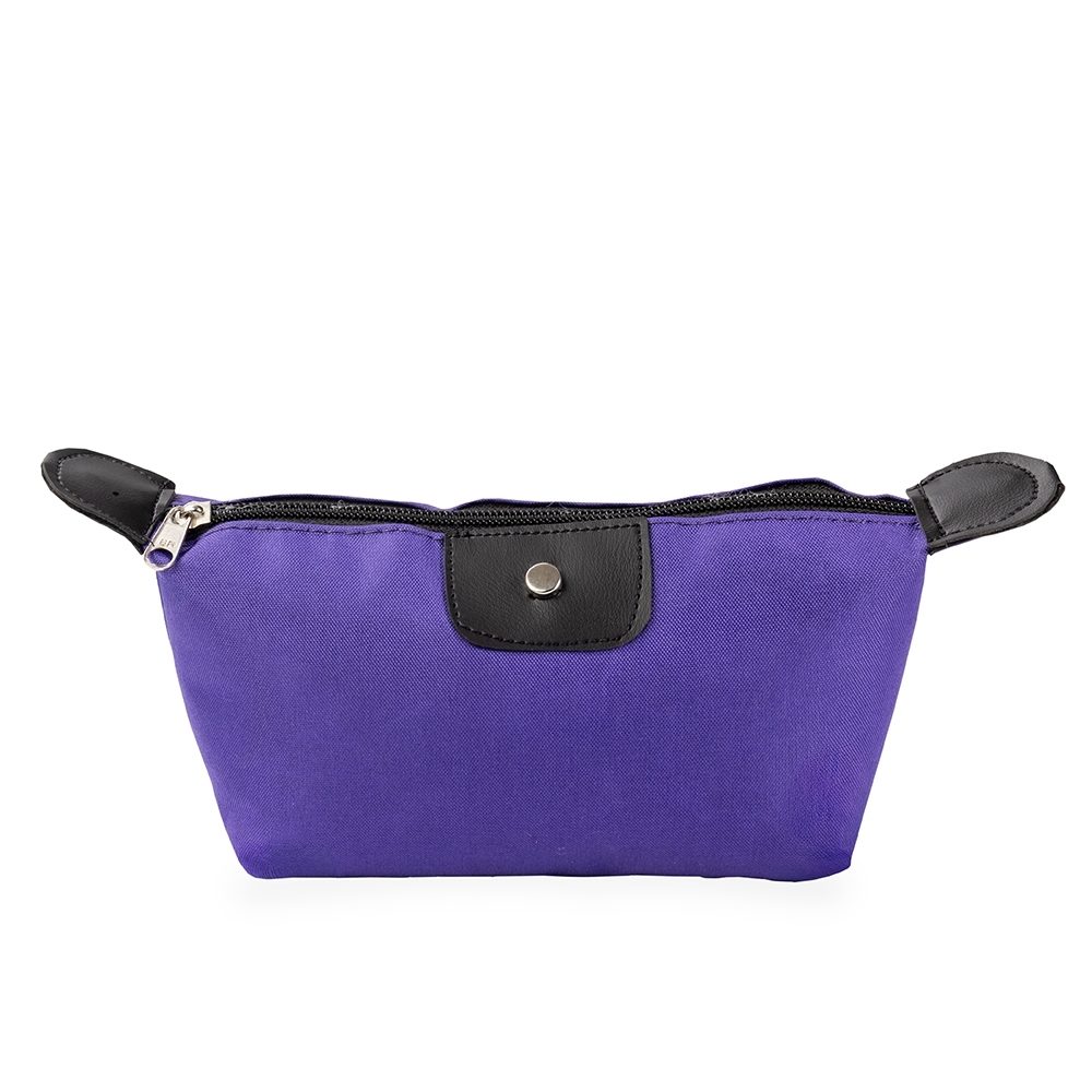 Brinde Nécessaire Nylon Oxford Personalizada - Cor Roxo Brinde Nécessaire Nylon Oxford Personalizada - Cor Roxo