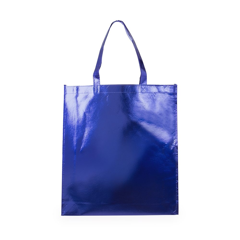 Brinde Sacola TNT Metalizado Personalizada - Cor Azul Escuro Brinde Sacola TNT Metalizado Personalizada - Cor Azul Escuro