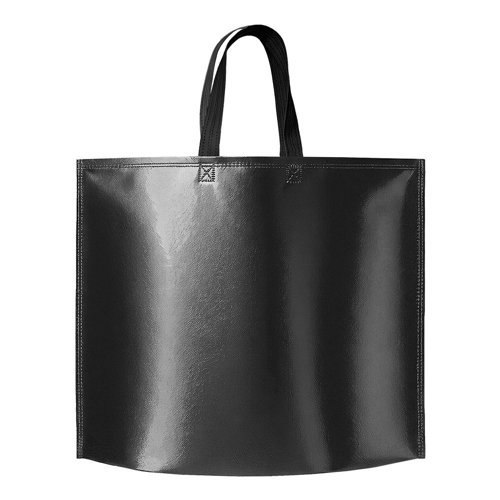Brinde Sacola TNT Metalizado Personalizada - Cor Preto Brinde Sacola TNT Metalizado Personalizada - Cor Preto