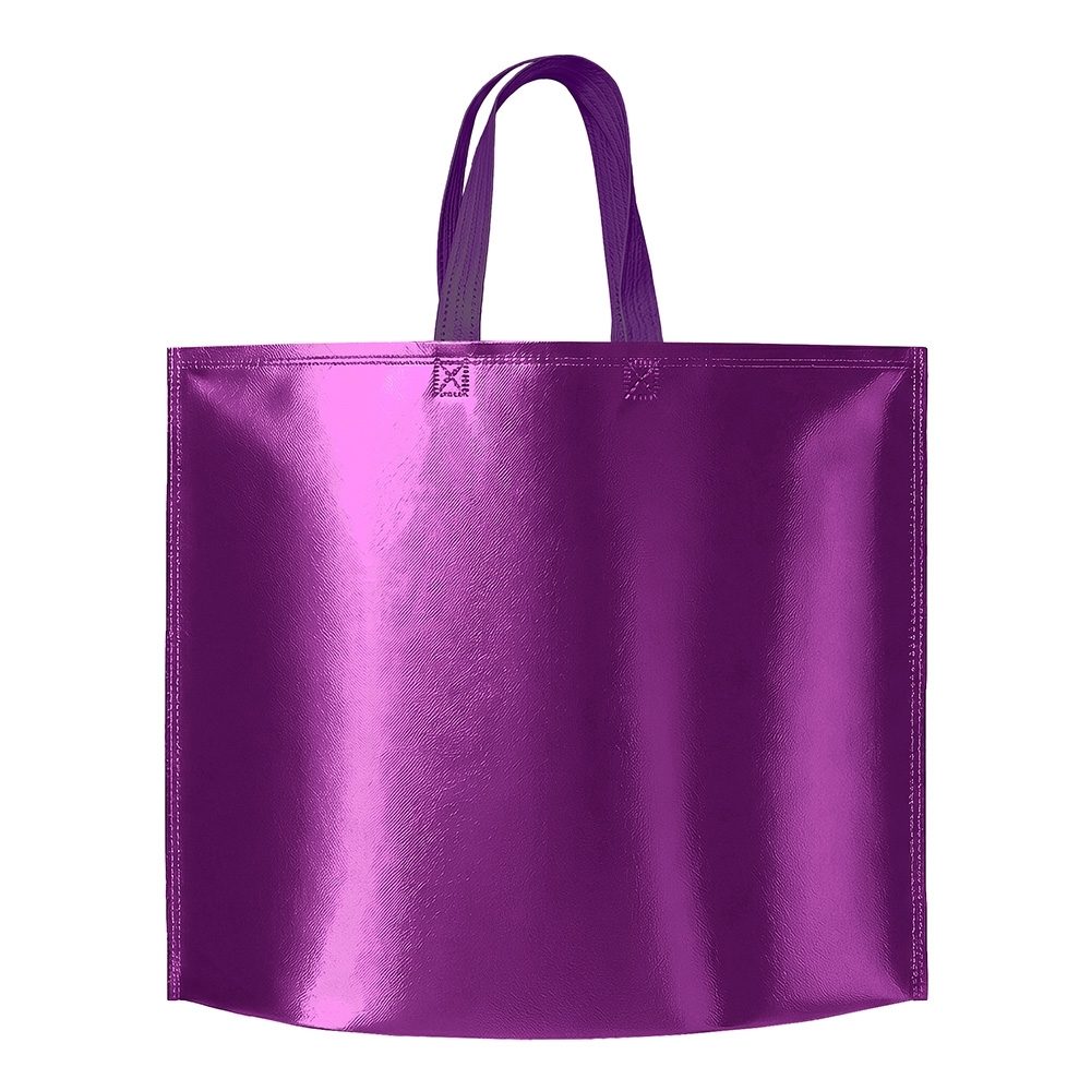 Brinde Sacola TNT Metalizado Personalizada - Cor Roxo Brinde Sacola TNT Metalizado Personalizada - Cor Roxo
