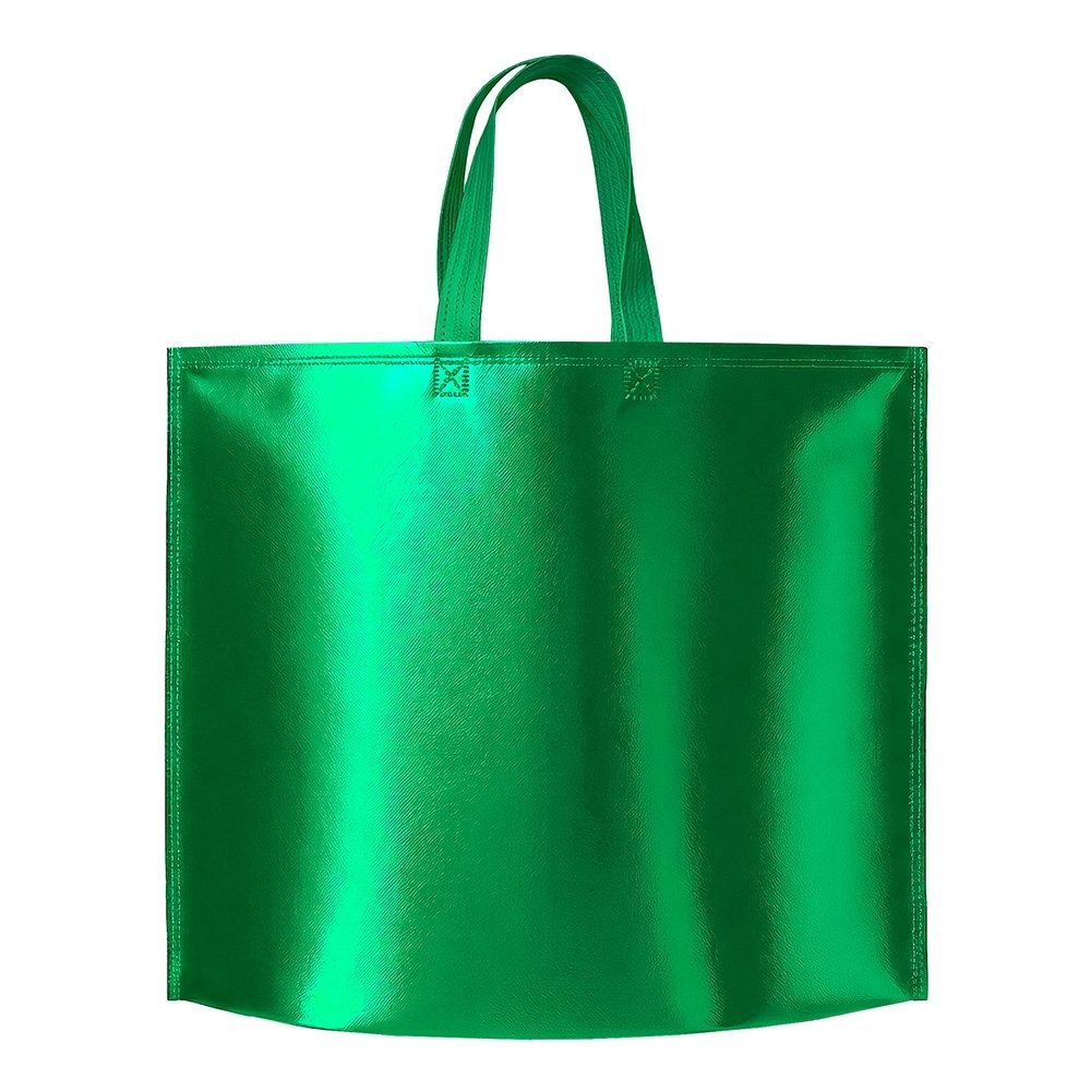 Brinde Sacola TNT Metalizado Personalizada - Cor Verde Escuro Brinde Sacola TNT Metalizado Personalizada - Cor Verde Escuro