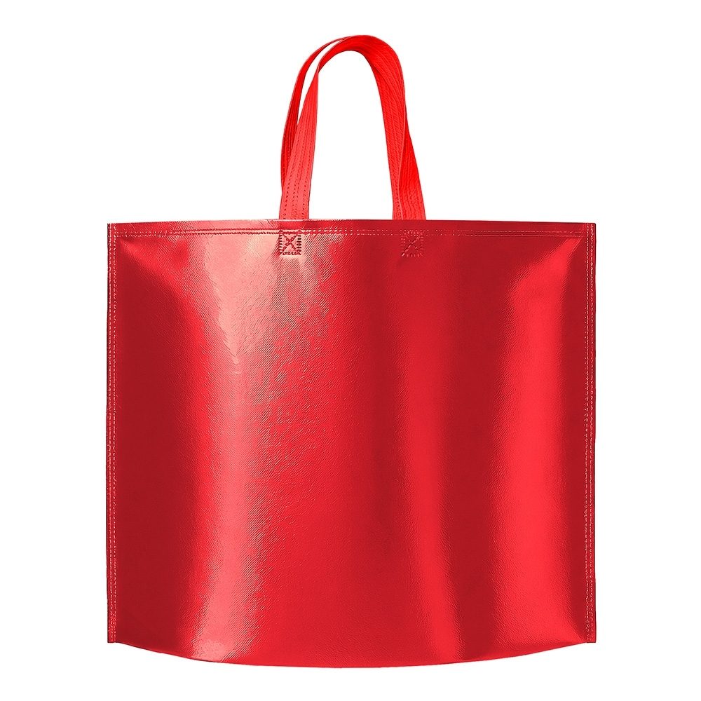 Brinde Sacola TNT Metalizado Personalizada - Cor Vermelho Brinde Sacola TNT Metalizado Personalizada - Cor Vermelho