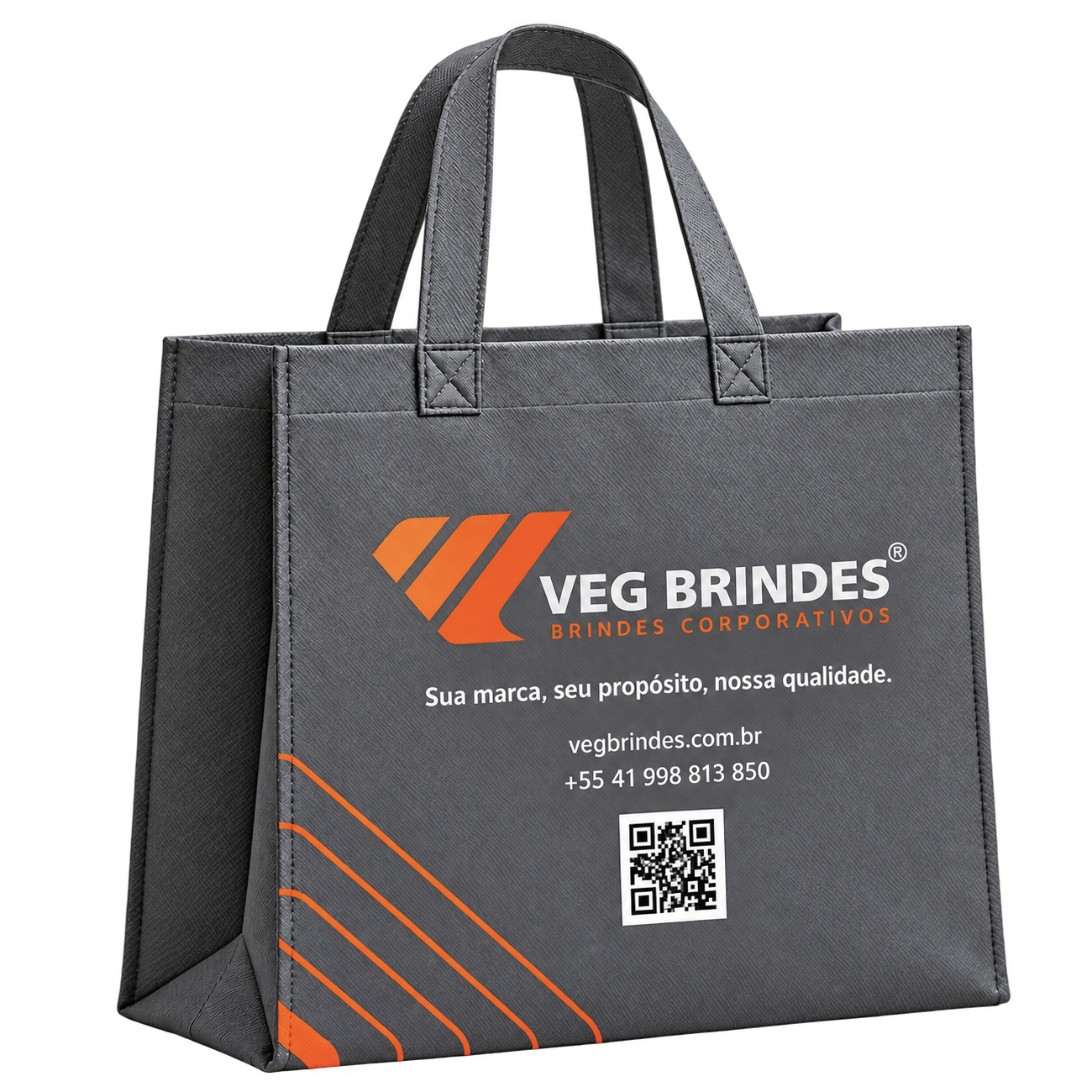 Brinde Sacola Ecológica em RPET personalizada - Veg Brindes. Brinde Sacola Ecológica em RPET personalizada - Veg Brindes.