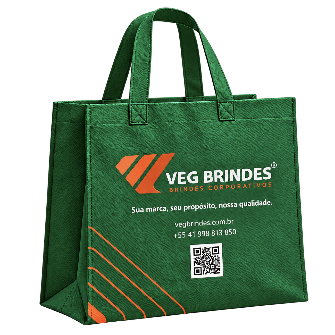 Brinde Sacola Ecológica em RPET personalizada - Veg Brindes. Brinde Sacola Ecológica em RPET personalizada - Veg Brindes.