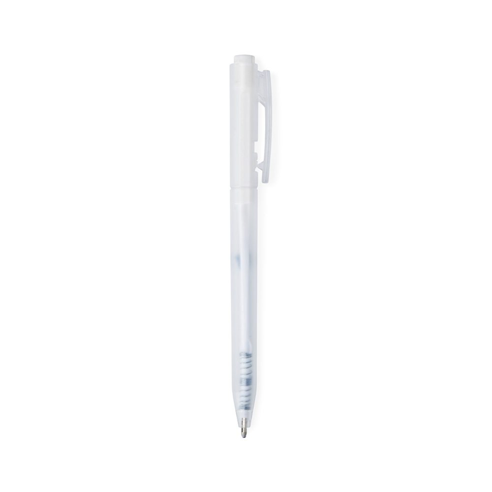 Brinde Caneta Plástica Personalizado - Cor Branco Brinde Caneta Plástica Personalizado - Cor Branco